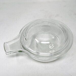 Vintage 601-B & 601-C PYREX "Grab It" Bowl w/Lid 550ml Clear Glass 601b 601c
